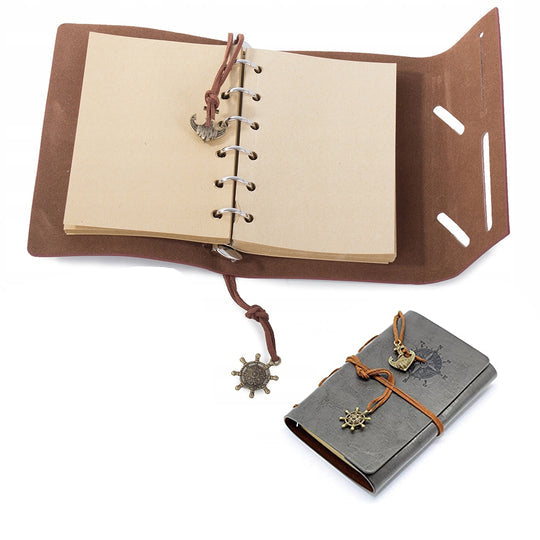 Agenda vintage, Zola®, stil retro, 70 foi, 15x10 cm, din piele ecologica, gri Agenda vintage, Zola®, stil retro, 70 foi, 15x10 cm, din piele ecologica, gri